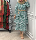 پیراهن ساحلی طبقه ای