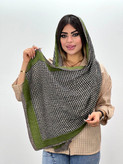 شال طرح دار حاشیه
