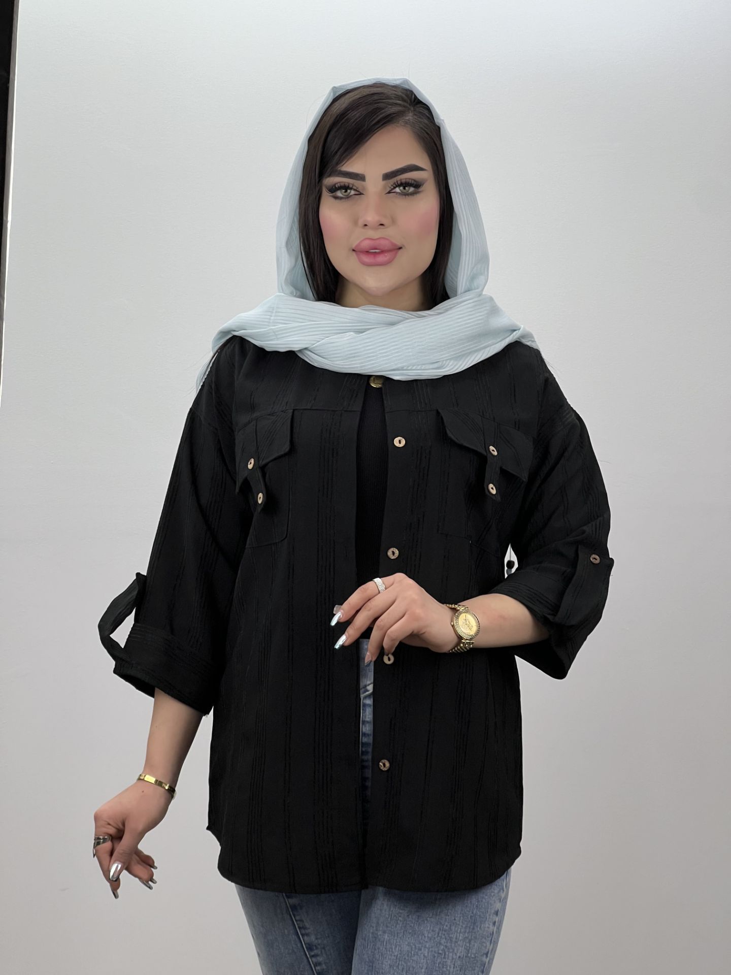 شومیز مانتویی اتوسا